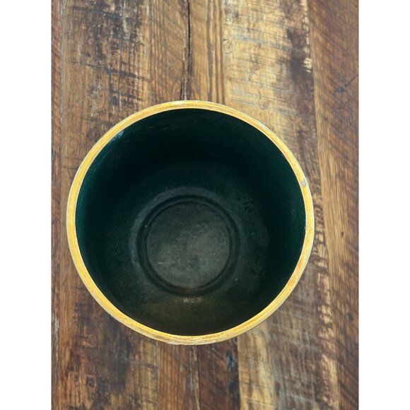 Patriotic Cloisonné  Striped Metal Eagle Adult Urn With Lid - Picture 6 of 12